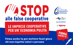 Stop! alle false cooperative