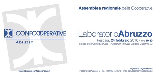 24 Febbraio 2016, Assemblea Regionale di Confcooperative Abruzzo