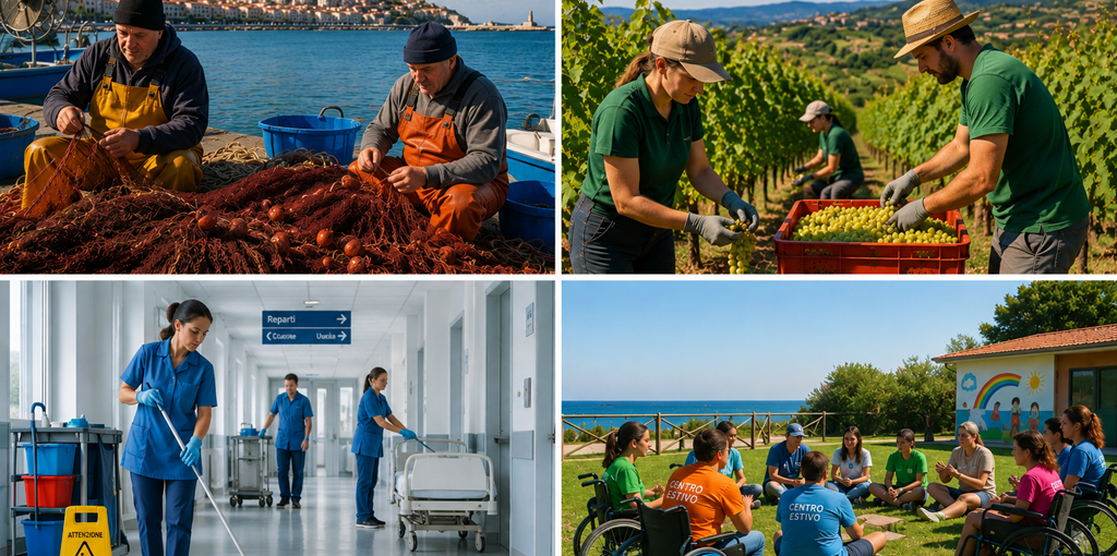 Quando arriva l'estate, le cooperative continuano a esserci